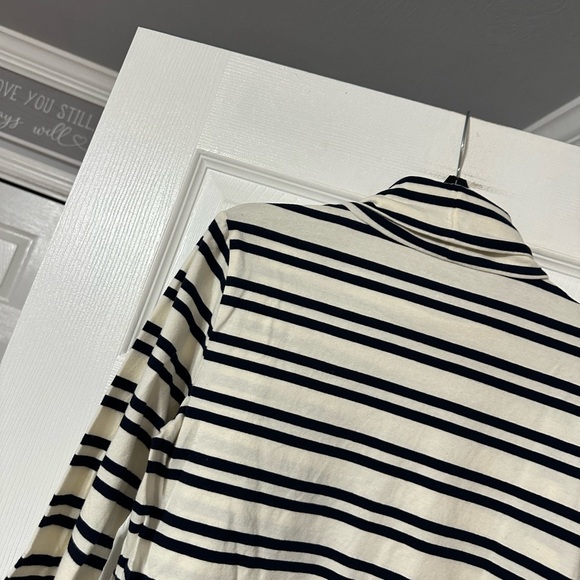 The Talbots Tee Striped Turtleneck - Picture 11 of 13
